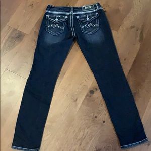 Miss Me Skinny Black Denim size 29 31” inseam